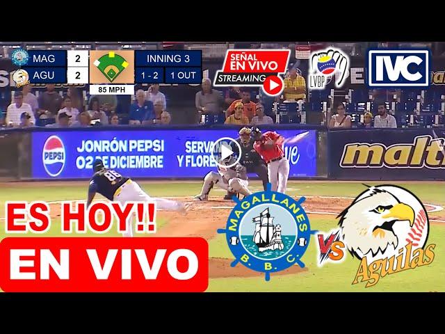 Navegantes del Magallanes vs. Aguilas del Zulia en vivo, donde ver Magallanes vs. Aguilas LVBP 2024