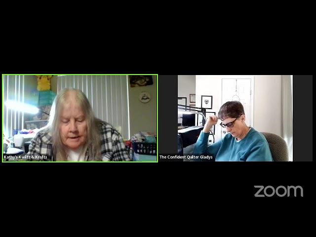 Kathy's Kwiltz & Krafts's Zoom Meeting