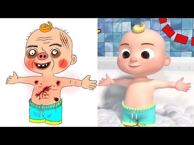 Bath Song | ‪@CoComelon‬ Nursery Rhymes Drawing Meme  Kids Songs