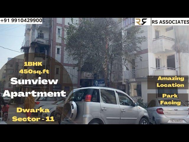 1 BHK Society Flat For Sale In Dwarka | Flats In Dwarka | 450 Sq Ft | Sunview Apartments