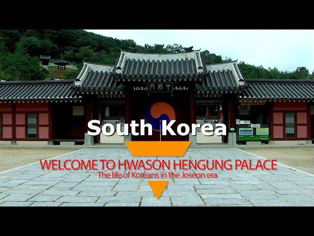 WELCOME TO HWASON HENGUNG PALACE. The life of Koreans in the Joseon era. Suwon. South Korea