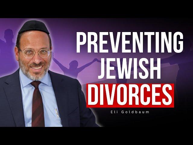 A revolutionary new approach to preventing divorce in our community | Eli Goldbaum