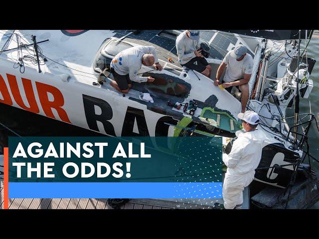 Rising To The Challenge | 11th Hour Racing Complete Vital Repairs After Crash | The Ocean Race