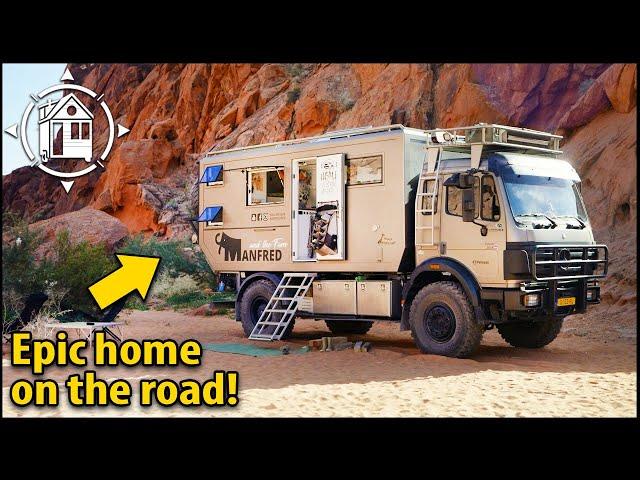 Tour this family’s 4X4 luxury RV! Their full time home!