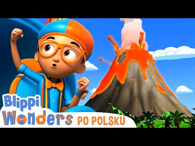 Wulkany | Blippi chce wiedzieć | Nauka i zabawa dla dzieci