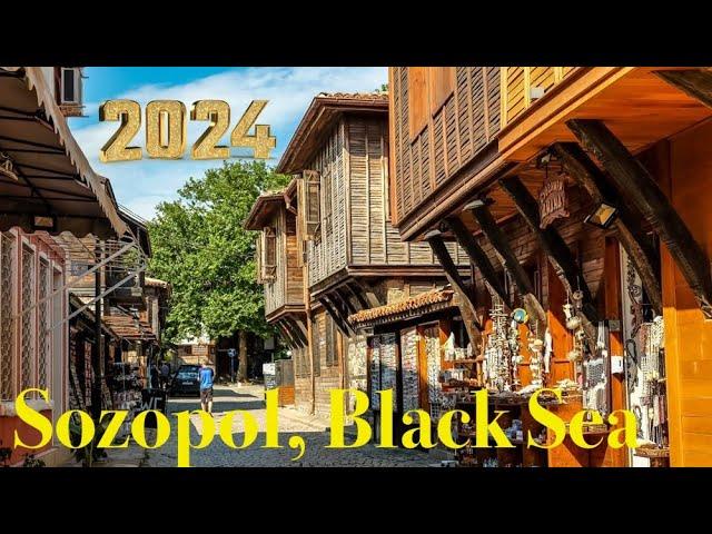 Sozopol, Bulgaria Walking Tour in 4K | The Old Town 2024