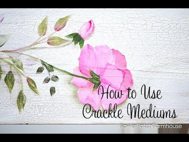 How to Use Crackle Mediums