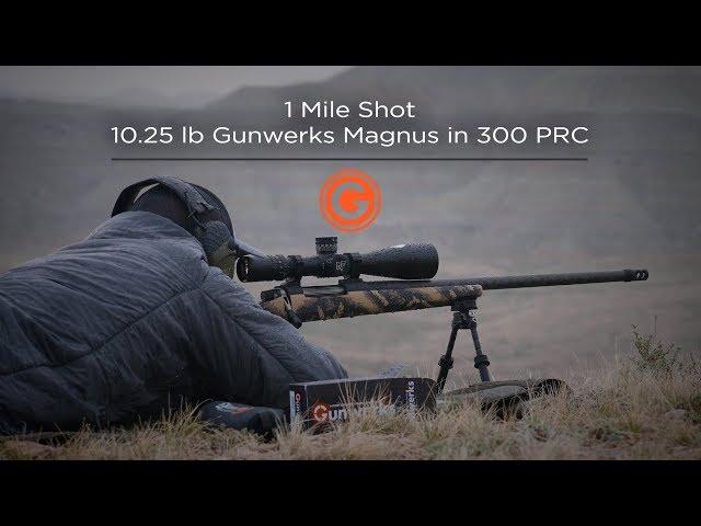 Pro Build | 1 Mile Shot | 10.25 lb. Gunwerks Magnus in 300 PRC