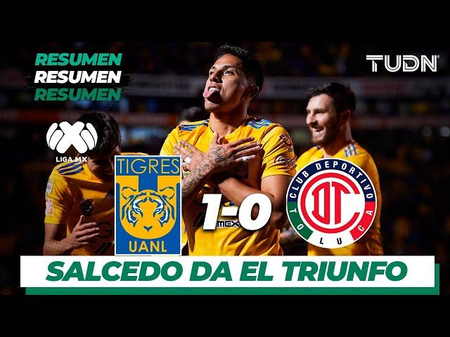 Resumen | Tigres UANL 1 - 0 Toluca | Liga MX - Apertura 2019  - Jornada 16 | TUDN