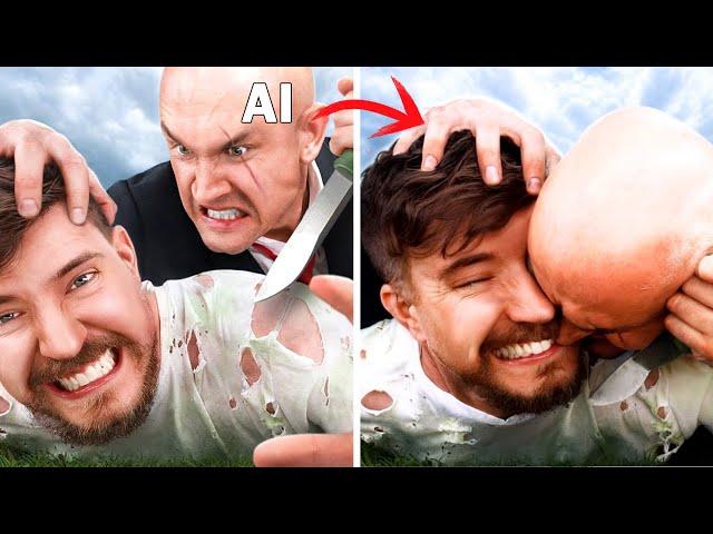 WTF - AI Brings MrBeast's Thumbnail to Life! (P3)