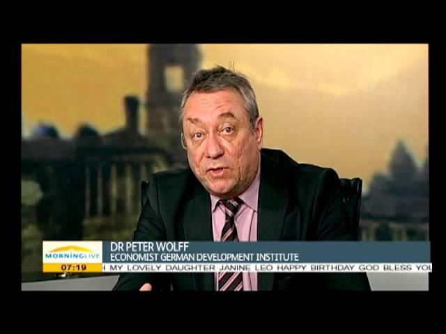 Dr Peter Wolff from the German Development Institute