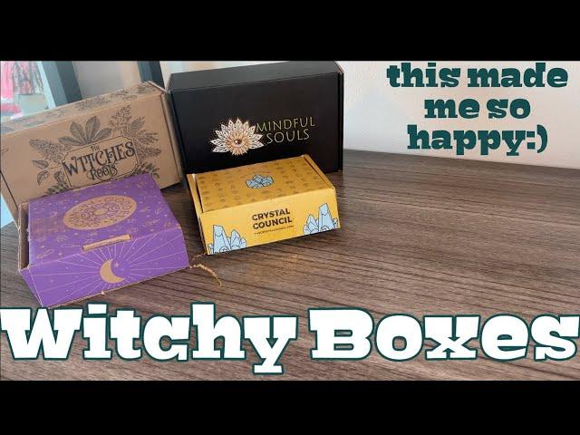 Opening 4 Witchy Subscription Boxes  | WITCHY WEDNESDAY ‍️