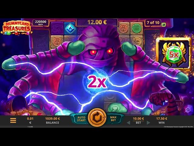 MUMMYLAND TREASURES - New online slot 2023 - Belatra Games - PROMO