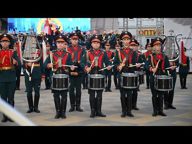 Sky Rhythm Russian army drummers