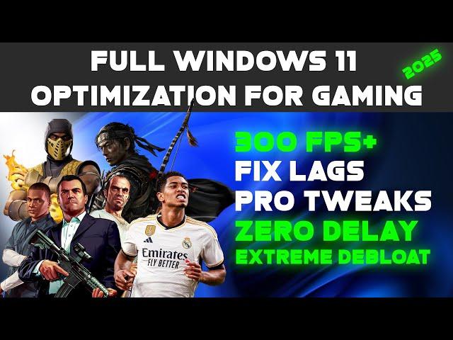 How to Optimize Windows 11 for Gaming | Best Settings for High FPS & Low Latency!