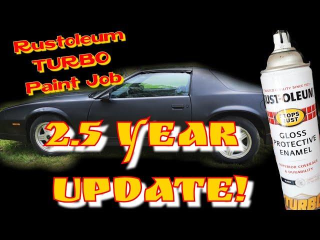 Rustoleum Turbo Can Paint Job 2.5 year update!