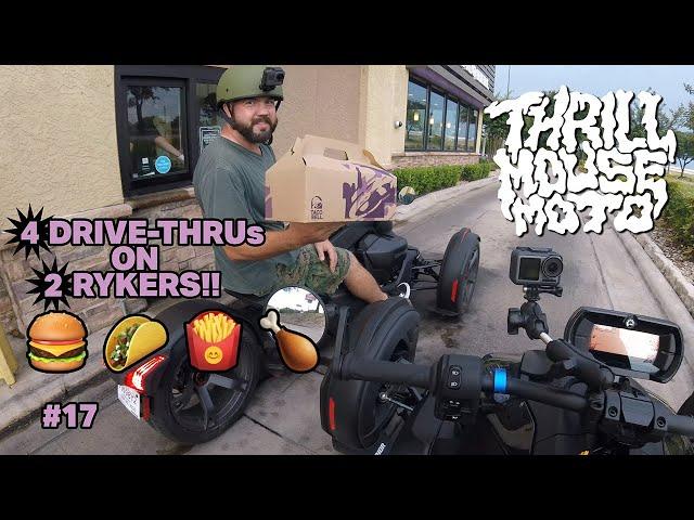 4 Drive-Thrus on 2 Cam-Am Rykers... "Fast Food Casserole"