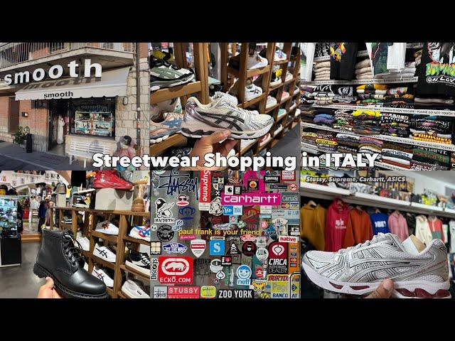 Streetwear Shopping in ITALY | Stussy | Carharrt | Supreme | Asics & more