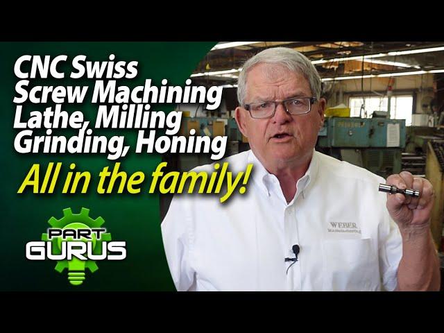 CNC Swiss Screw machining with in house Grinding - Weber Manufacturing -Nokomis FL