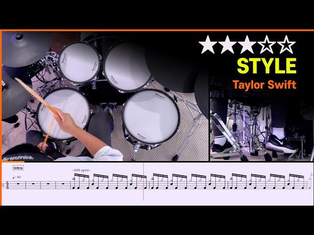 [Lv.12] Taylor Swift - Style () Drum Cover with Sheet Music