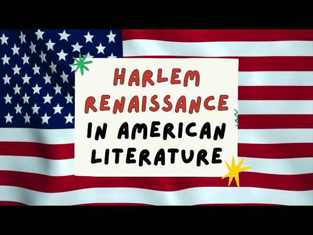 Harlem Renaissance in American Literature