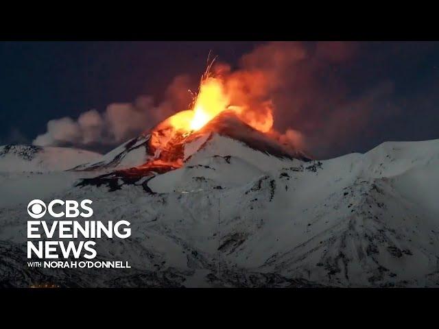 Italy's Mount Etna volcano erupts again