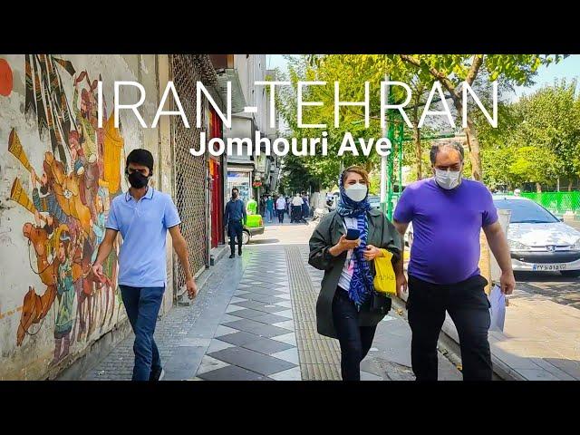 IRAN TEHRAN 2021 | Jomhouri Eslami Avenue to Hafez Street / خیابان جمهوری اسلامی به حافظ