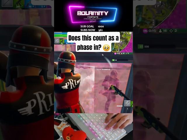 Ancient Fortnite player learning to "phase in" box  #fortnite  #fortnitememes #fortnitestreamer