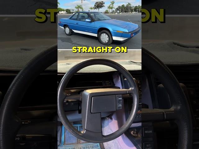 Subaru XT Has Insanely Weird Steering Wheel #shorts