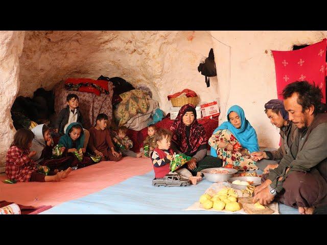 Guest Visit and a Village Feast in Afghan Cave: Twin Children’s Ancient Lifestyle