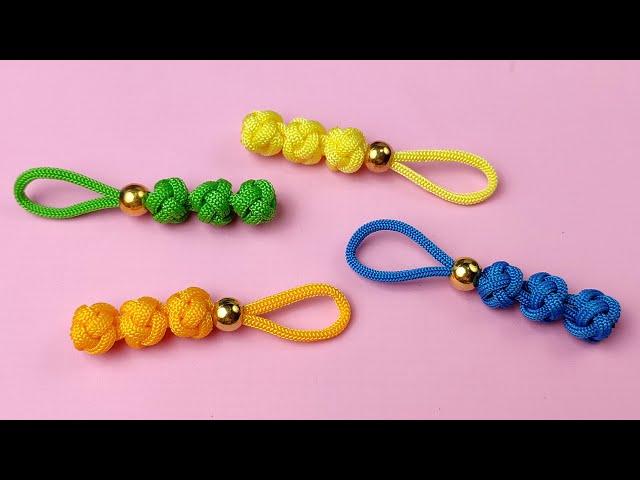 Super Easy Paracord Lanyard Keychain | How to make a Paracord Key Chain Handmade DIY Tutorial #11