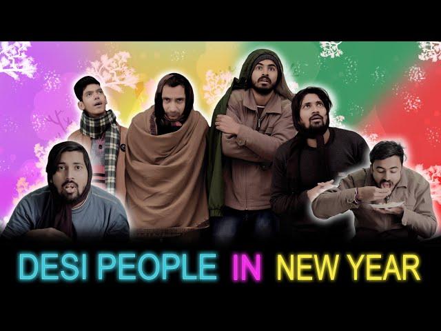 Desi People In New Year | Desi Comedy | Shahid Alvi