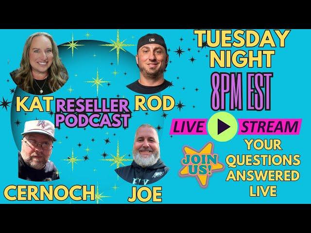 Reseller Podcast Live Questions Nurse Flipper Picking and Punching Philly Picker Cernoch Connection