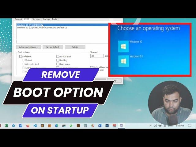 How to remove Multiple windows Boot options on Windows 10 or 11 2025