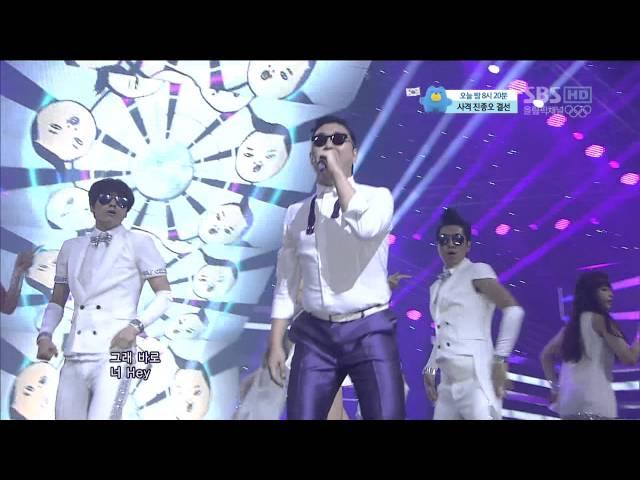 PSY_0805_SBS Inkigayo_GANGNAM STYLE (강남스타일)