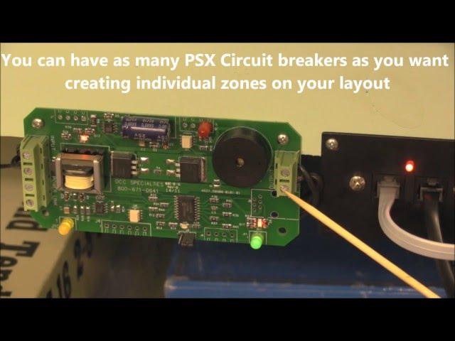NCE Power Cab & ESU Programmer with PSX Circuit Breaker &  for Bench Programming