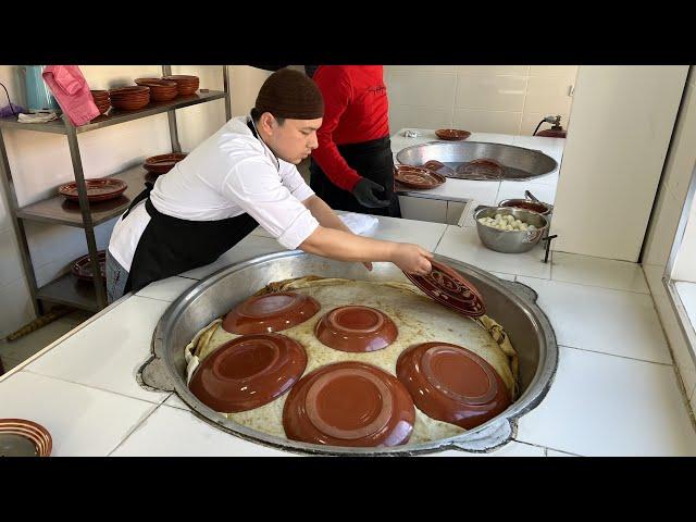 Samarkand pilaf with linseed oil l National dish of Uzbekistan