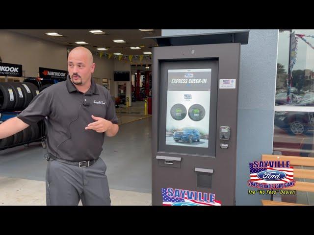 Sayville Ford Express Service Kiosk