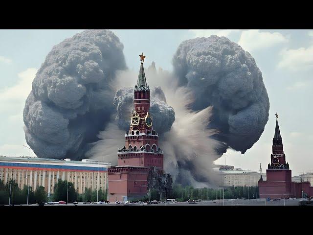 HUGE Explosion in Downtown Moscow! American Doomsday Missile Hits Russian City Center - ARMA 3