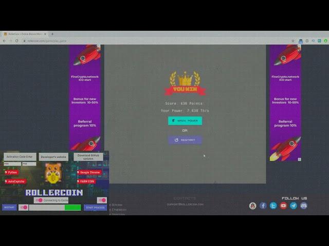 Rollercoin Bot Python & Rollercoin Hack - AutoCaptcha & AutoGame | Free Download 2022 NEW