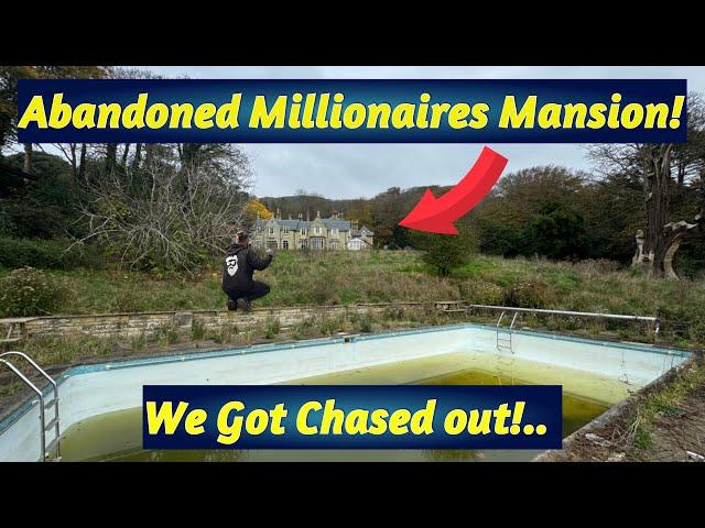 Incredible Discovery In This Abandoned Mansion But We Were Chased Out & Had To Hide From The Owners!