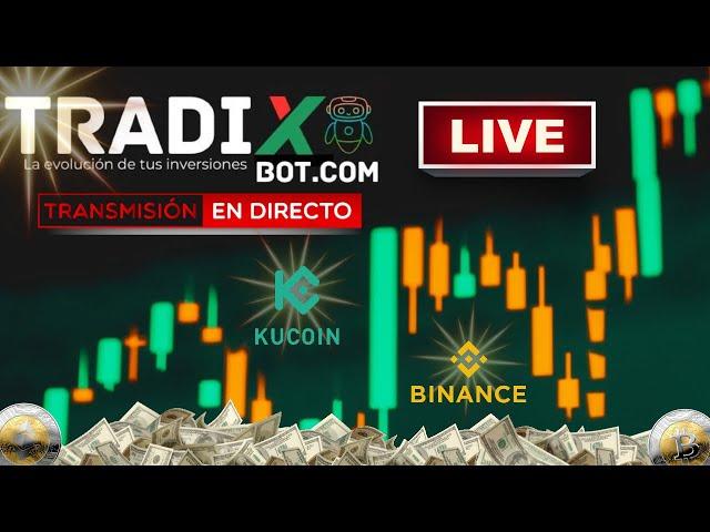 TRADIX EVOLUCIONA Ahora opera Futuros en KUCOIN y BINANCE mediante API. Máxima Transparencia.