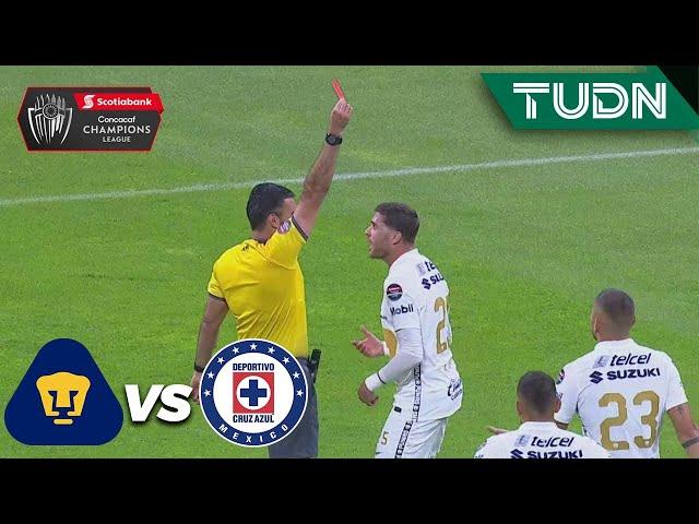 ¡Adios, ‘Palermo’! Ortiz es expulsado | Cruz Azul 0-0 Pumas | CONCACHAMPIONS 2022 - Semis | TUDN