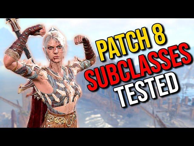 I Tested the NEW Patch 8 Subclasses! - BG3 Test Build