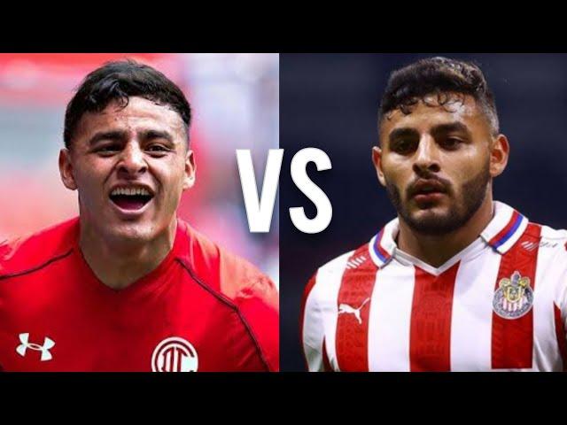 Alexis Vega Toluca vs Alexis Vega Chivas • Mejores Jugadas y Goles