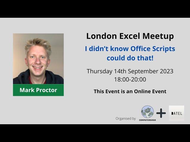 I didn’t know Office Scripts could do that! | Mark Proctor