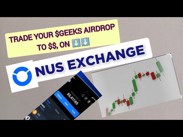 How to Trade Your $GEEKS Airdrop to Usdt on ONUS Exchange 