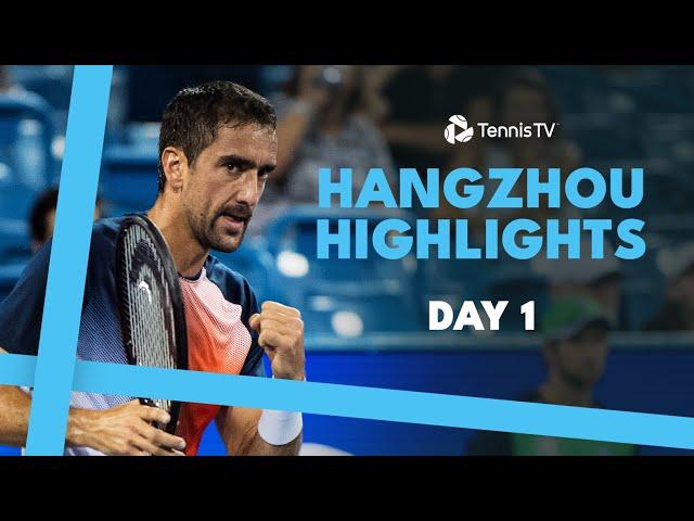 Cilic Returns To ATP Tour; Marozsan, Nardi & Darderi Feature | Hangzhou 2024 Highlights Day 1