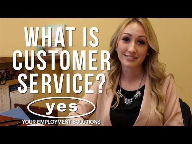 What is Customer Service?