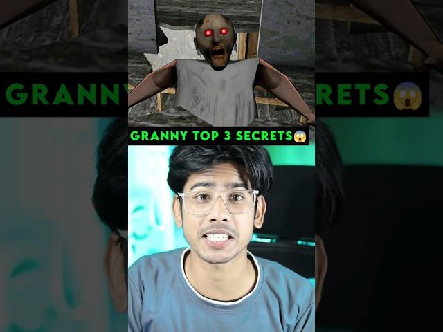 Granny Game Ke Top 3 New Secrets  #shorts #handsomegamer